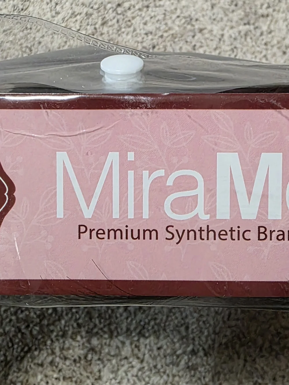 Dark Brown Wavy Women’s Hairpiece with Subtle Copper Highlights - MiraMe